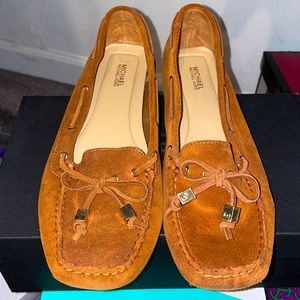 Cognac Michael Kors Loafers / Moccasins